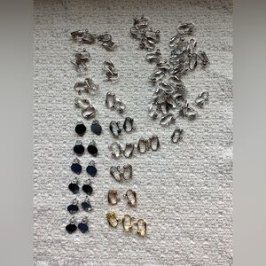 Clip on earring findings